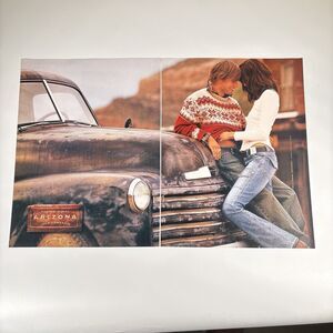 Arizona Jean Co JCPenney 2000s Print Ad Vintage Truck Denim Couple Y2K Chevy